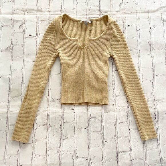 Womens Asos Tan Nude Neutral Rib Knit Slim Co-Ord Size 2 Loungewear Cozy Demure - Picture 5 of 14